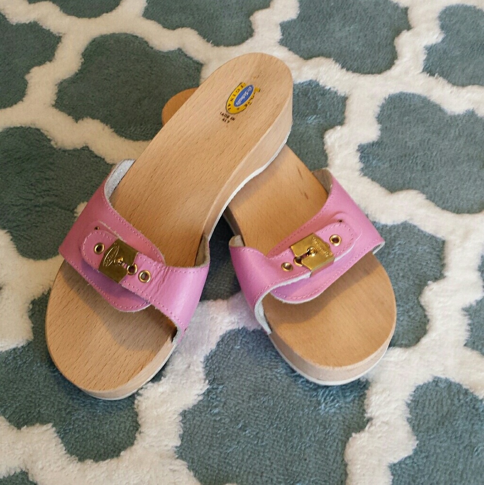 Wooden Slip-on Clogs